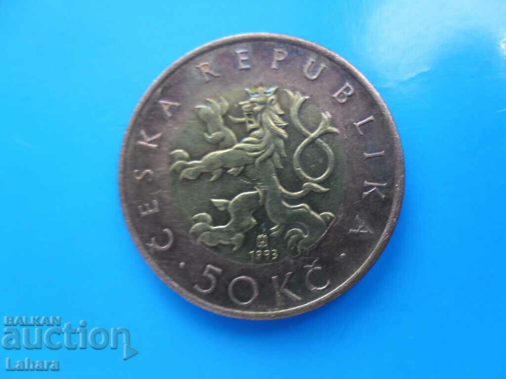 50 κορώνες 1993. Τσεχία με τιμή € 2.56 | 5.01 BGN