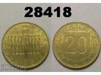 Austria 20 schillings 1980