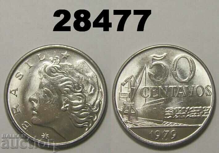 Бразилия 50 центаво 1979
