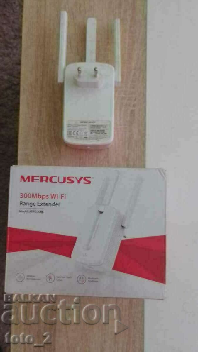 AMPLIFIER for Internet, WiFi Repeater /MERCUSYS MW 300 RE/