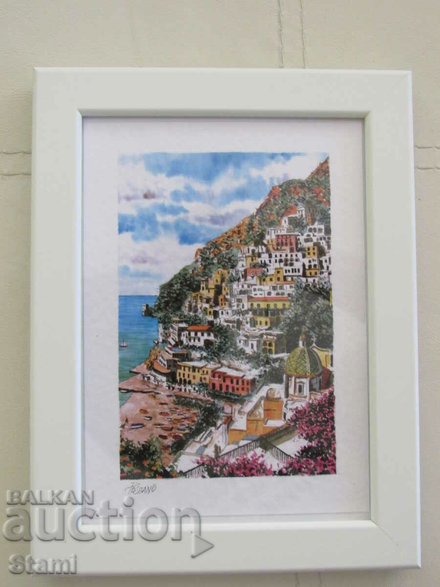 +Series of small framed paintings-Amalfi, Italy - 6 +Series of small framed paintings-Amalfi, Italy - 6