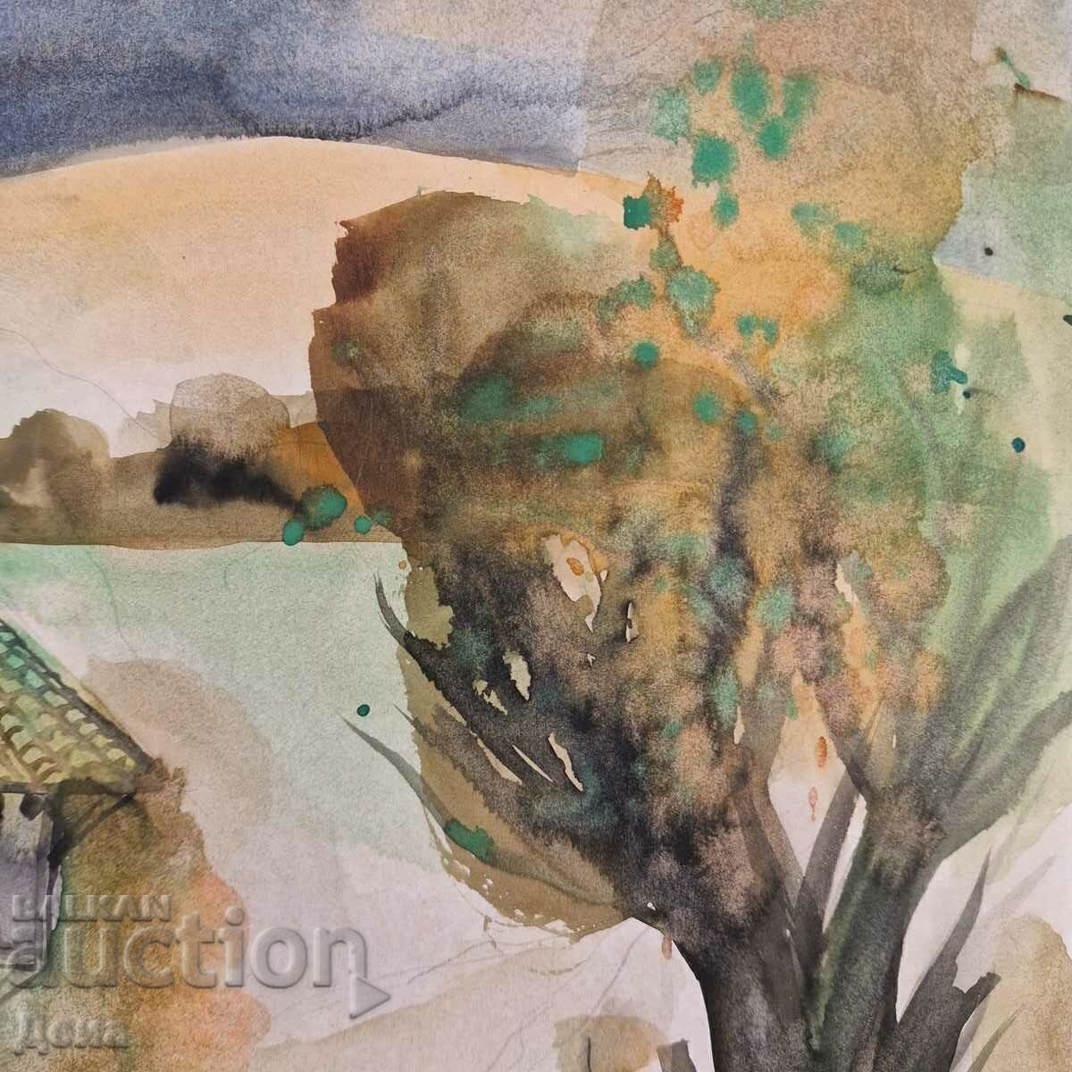 Large master watercolor 1997. - 5