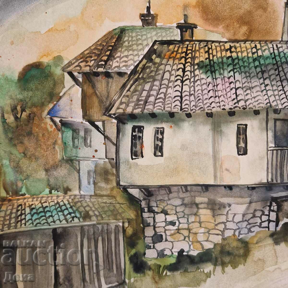 Large master watercolor 1997. - 7