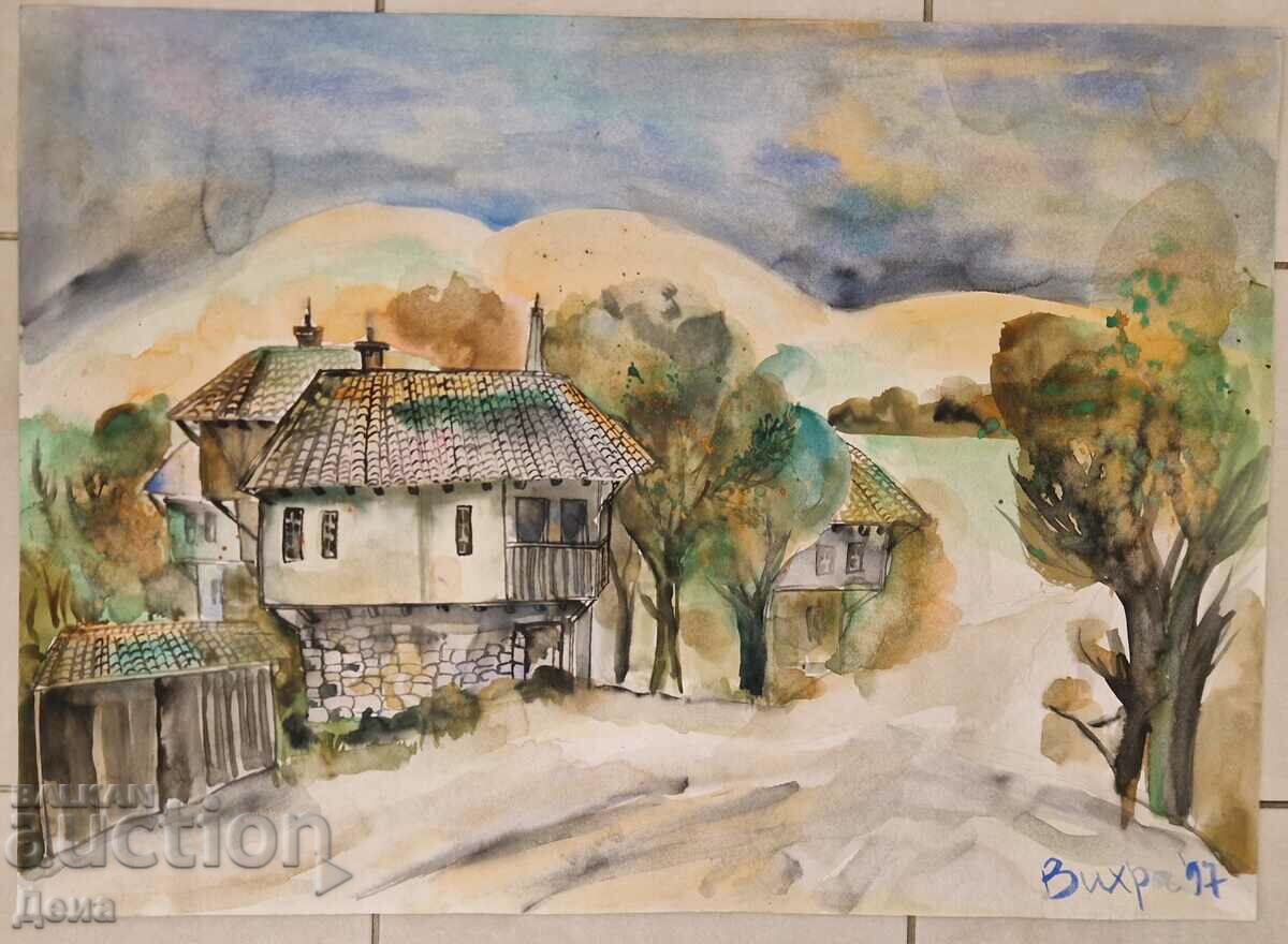 Large master watercolor 1997.