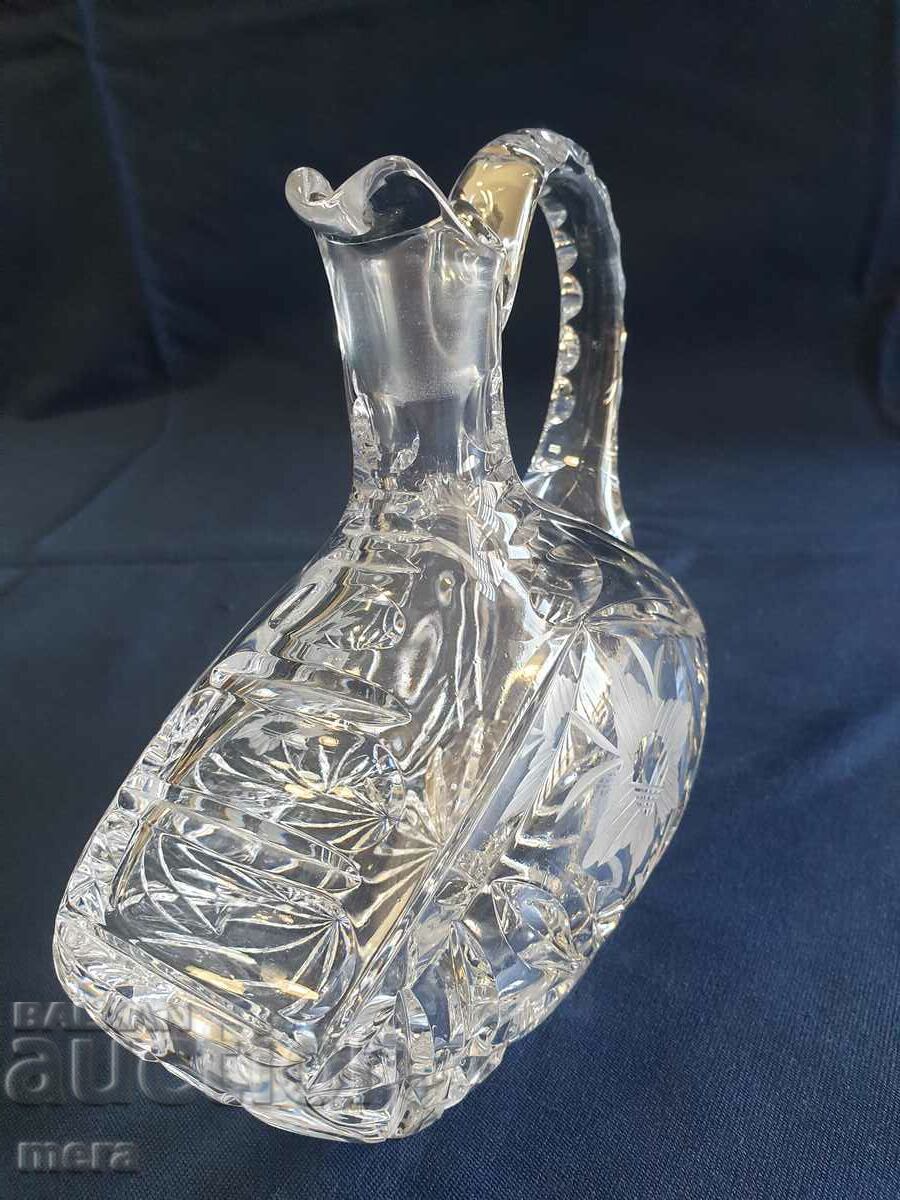 Δημοπρασία Κόψτε το μπουκάλι συμπυκνώματος κρυστάλλου