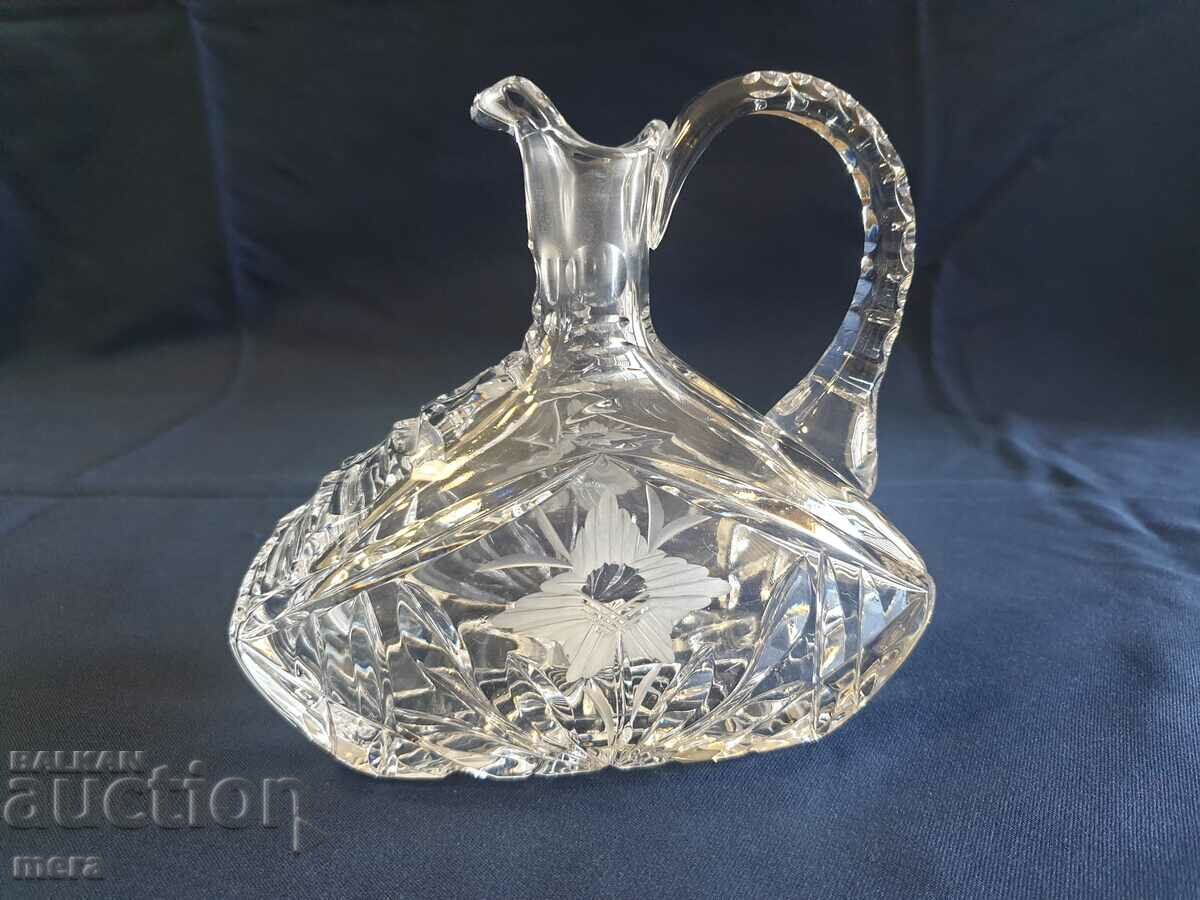 Cut crystal concentrate bottle