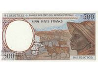 500 франка 1994, Габон