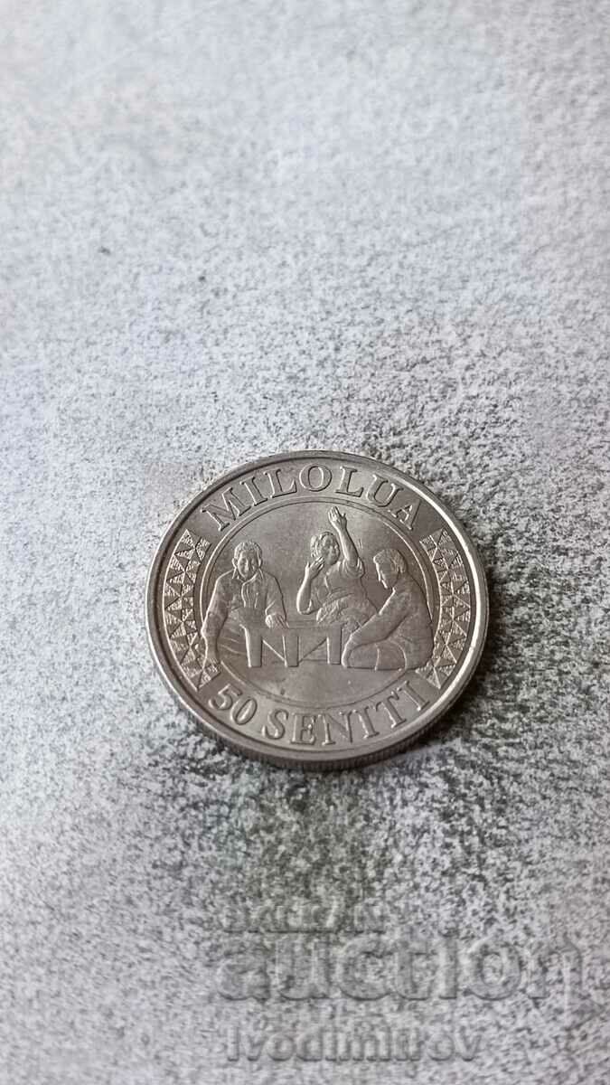 Tonga 50 cents 2015
