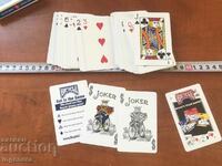 CARDS FOR BRIDGE DECK 52+4 PCS.