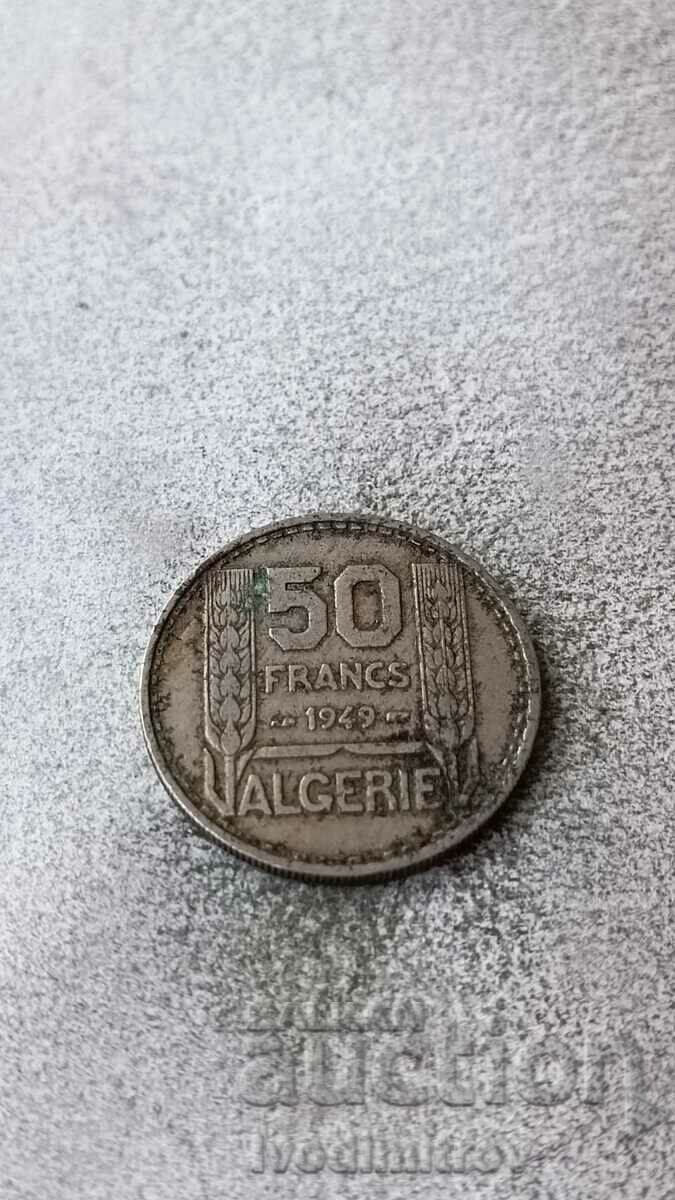 Algeria 50 francs 1949