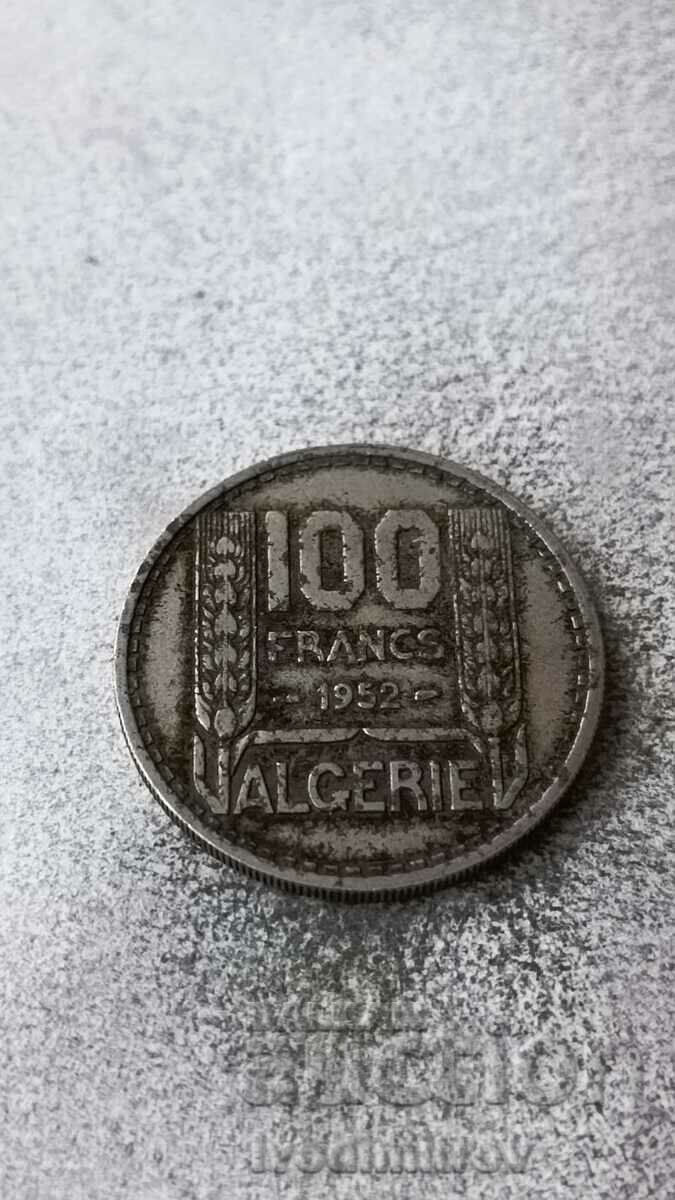 Algeria 100 de franci 1952