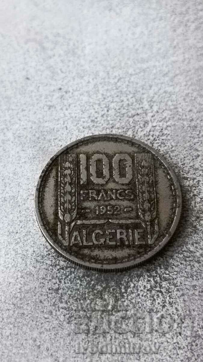 Algeria 100 francs 1952