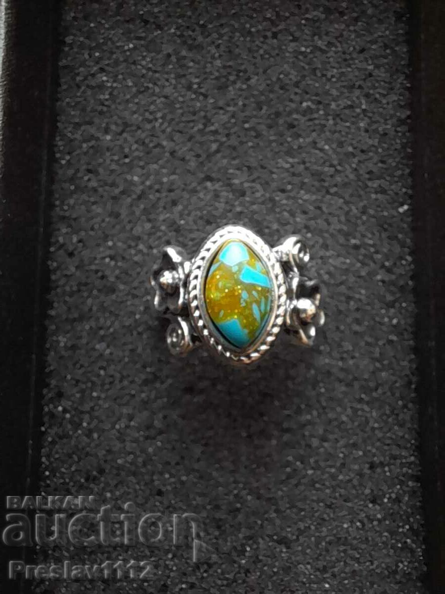 Silver ring with Turquoise