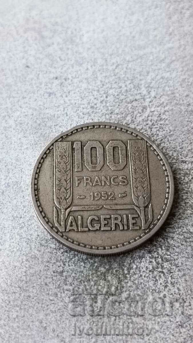 Algeria 100 de franci 1952