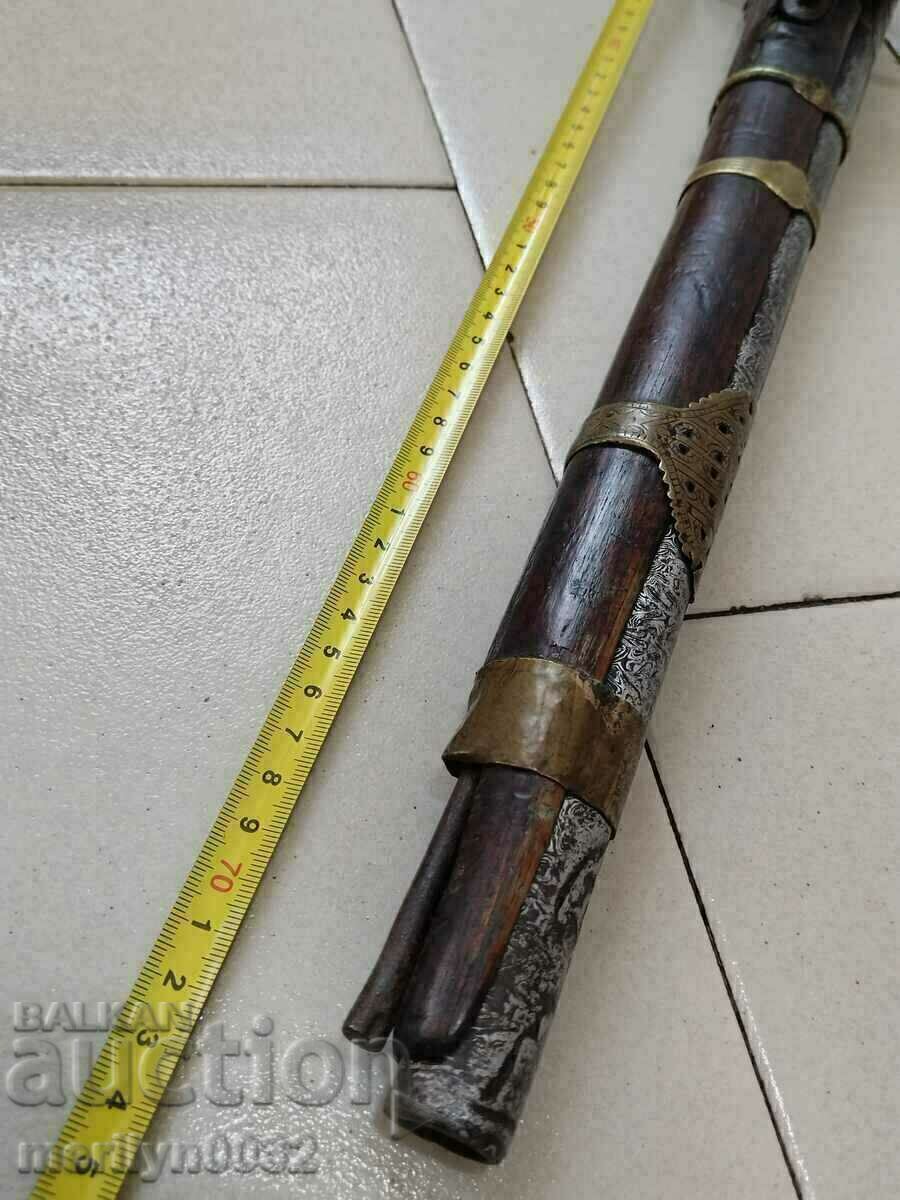 Balkan flintlock damascus barrel musket early 19th century - 6 Balkan flintlock damascus barrel musket early 19th century - 6