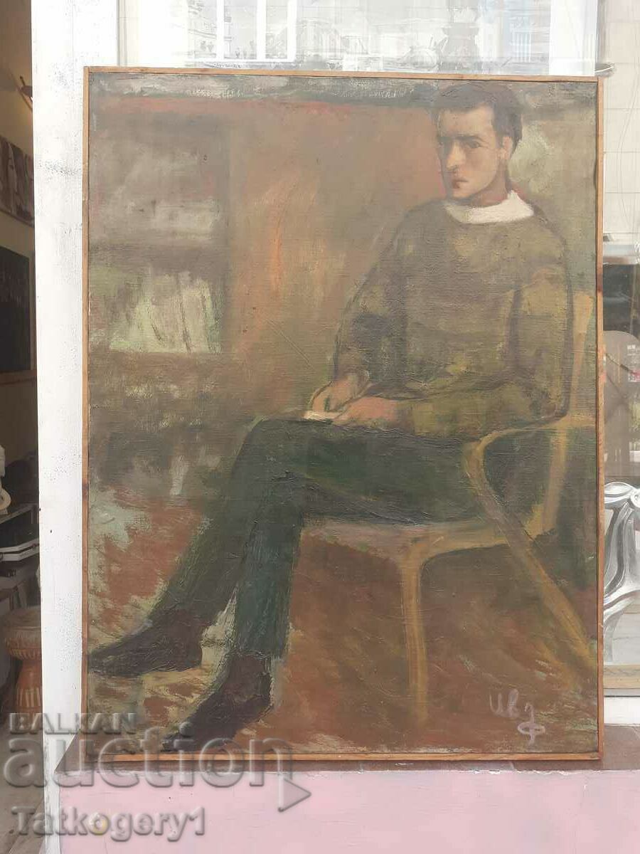 Portret pictură în ulei de Ivan Filchev