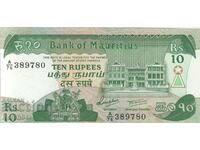 10 Rupees 1985, Mauritius