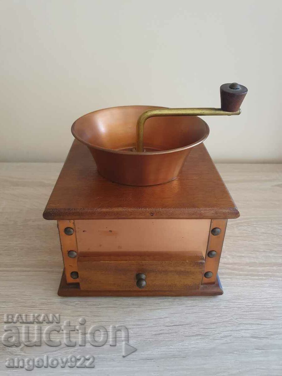 Vintage Copper Coffee Grinder!!!