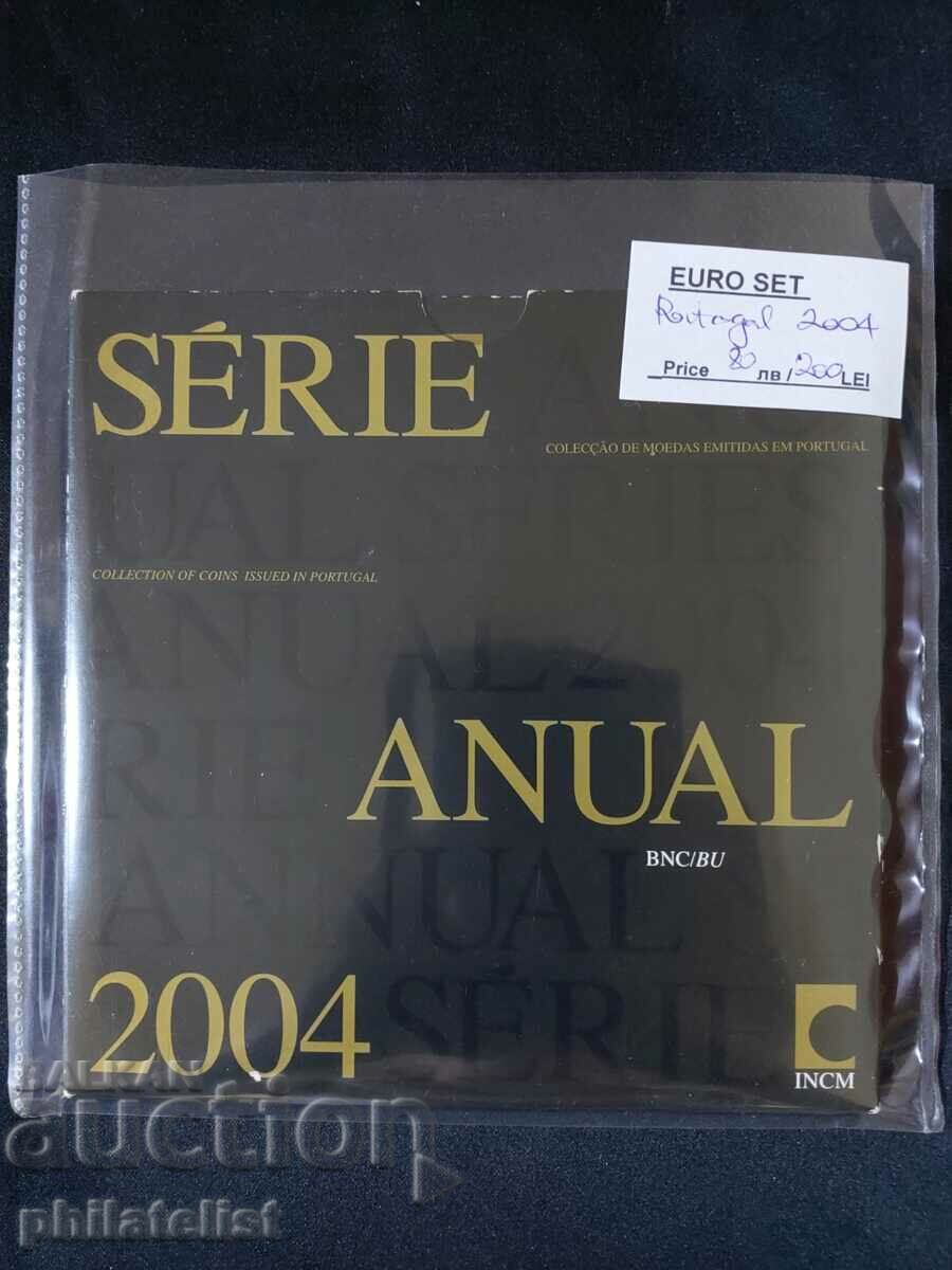 Португалия 2004 - банков евро сет от 1 цент до 2 евро BU