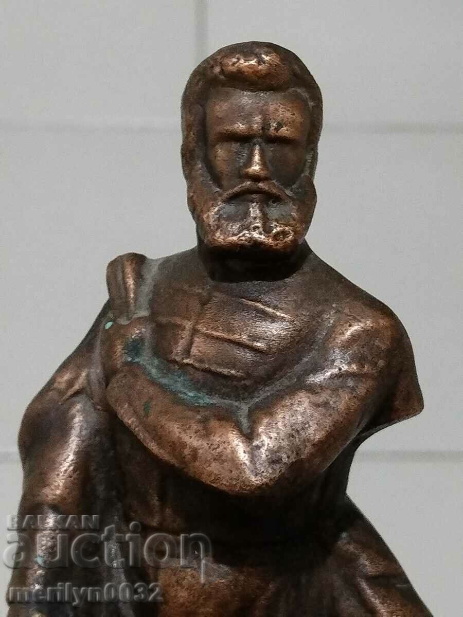 Delivery of Old metal statuette HristoBotev sculpture figure UNIQUE Delivery of Old metal statuette HristoBotev sculpture figure UNIQUE