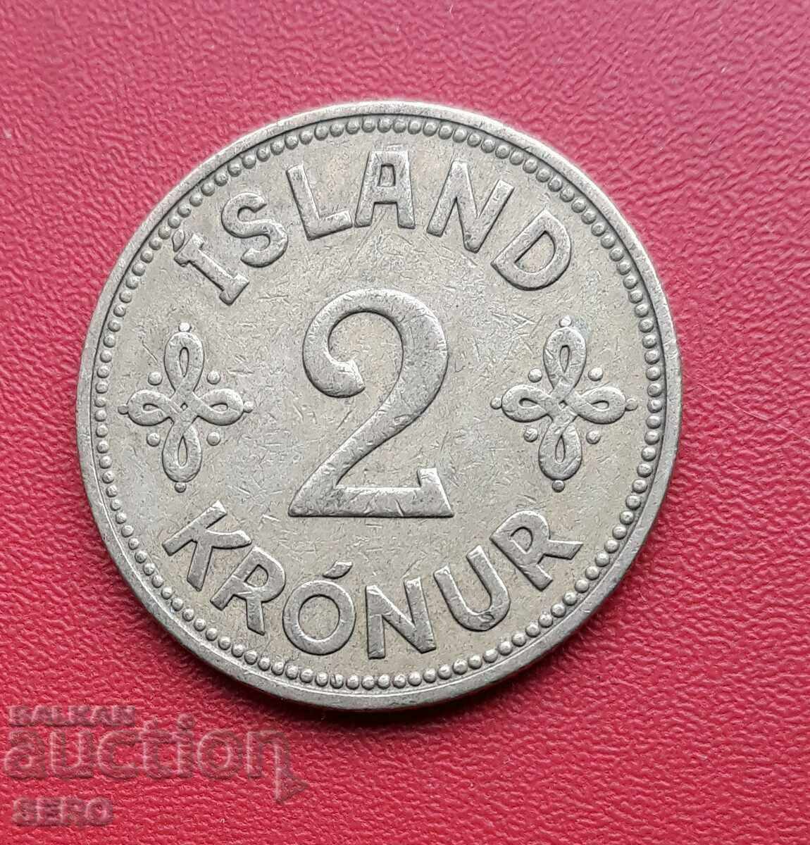 Iceland-2 kroner 1940-rare