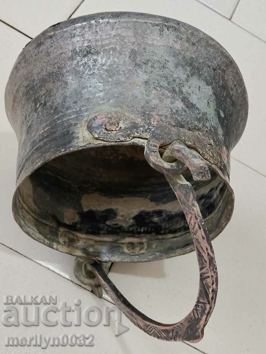 Ibric vechi de cupru, cupru, ceaun, ceaun, vas de cupru - 6 Ibric vechi de cupru, cupru, ceaun, ceaun, vas de cupru - 6