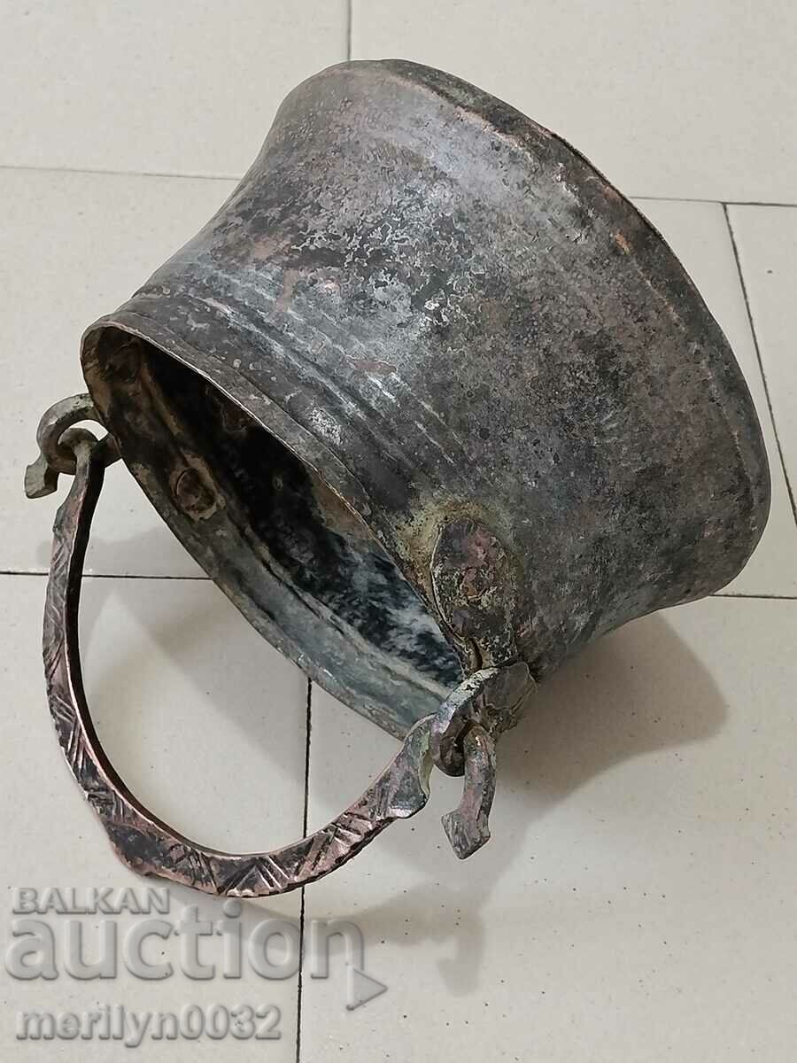 Ibric vechi de cupru, cupru, ceaun, ceaun, vas de cupru - 7 Ibric vechi de cupru, cupru, ceaun, ceaun, vas de cupru - 7