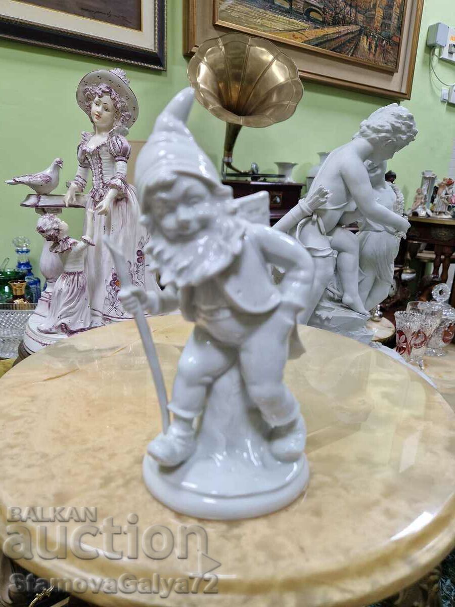 A rare Wagner & Apel antique porcelain figure