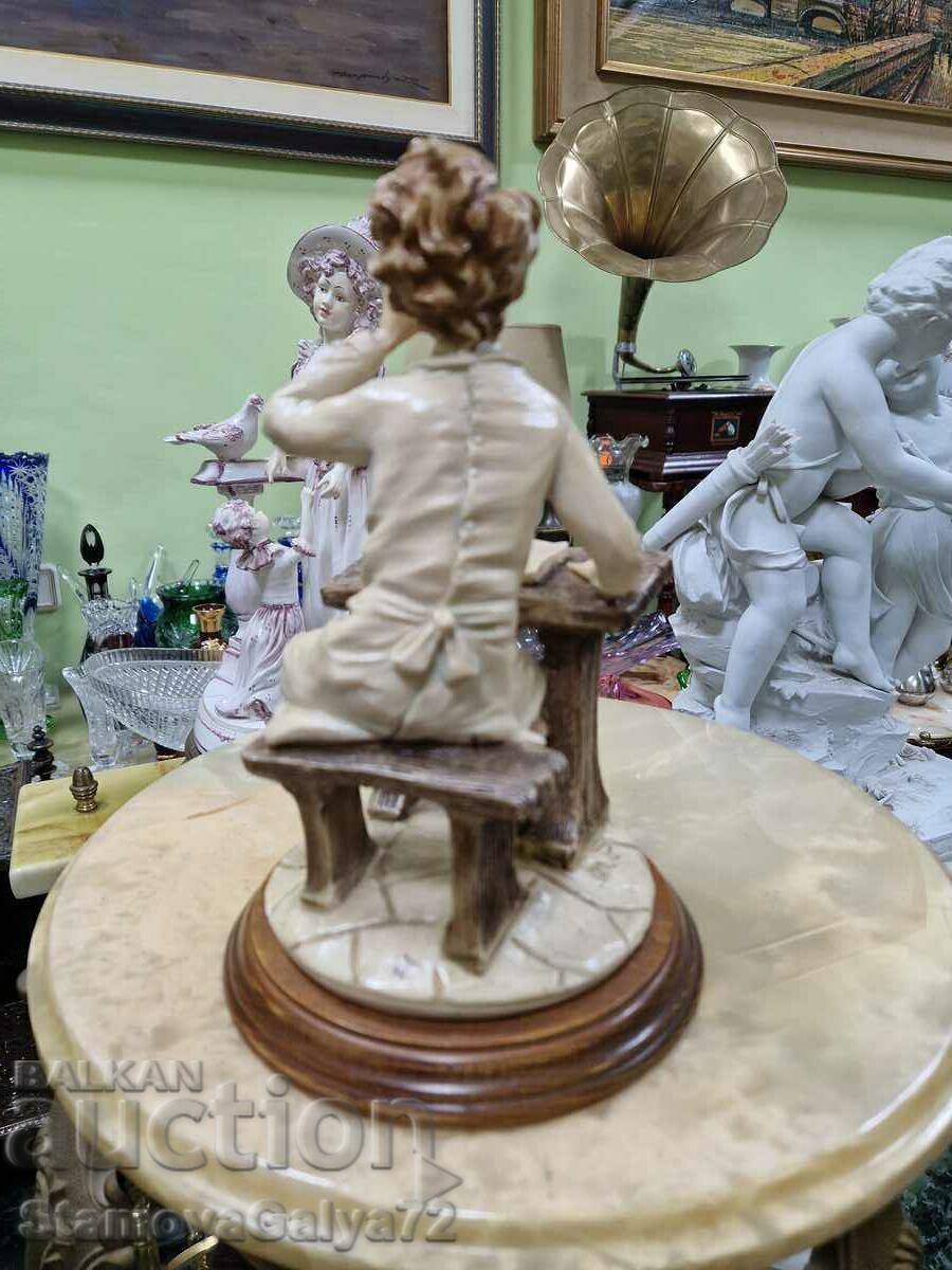Delivery of Antique Author Capodimonte Porcelain Figure