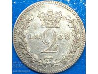 Великобритания 2 пенса 1838 Маунди Виктория