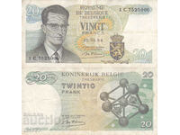 tino37- BELGIUM - 20 FRANC - 1964- F+