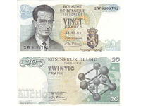 tino37- BELGIUM - 20 FRANC - 1964- XF