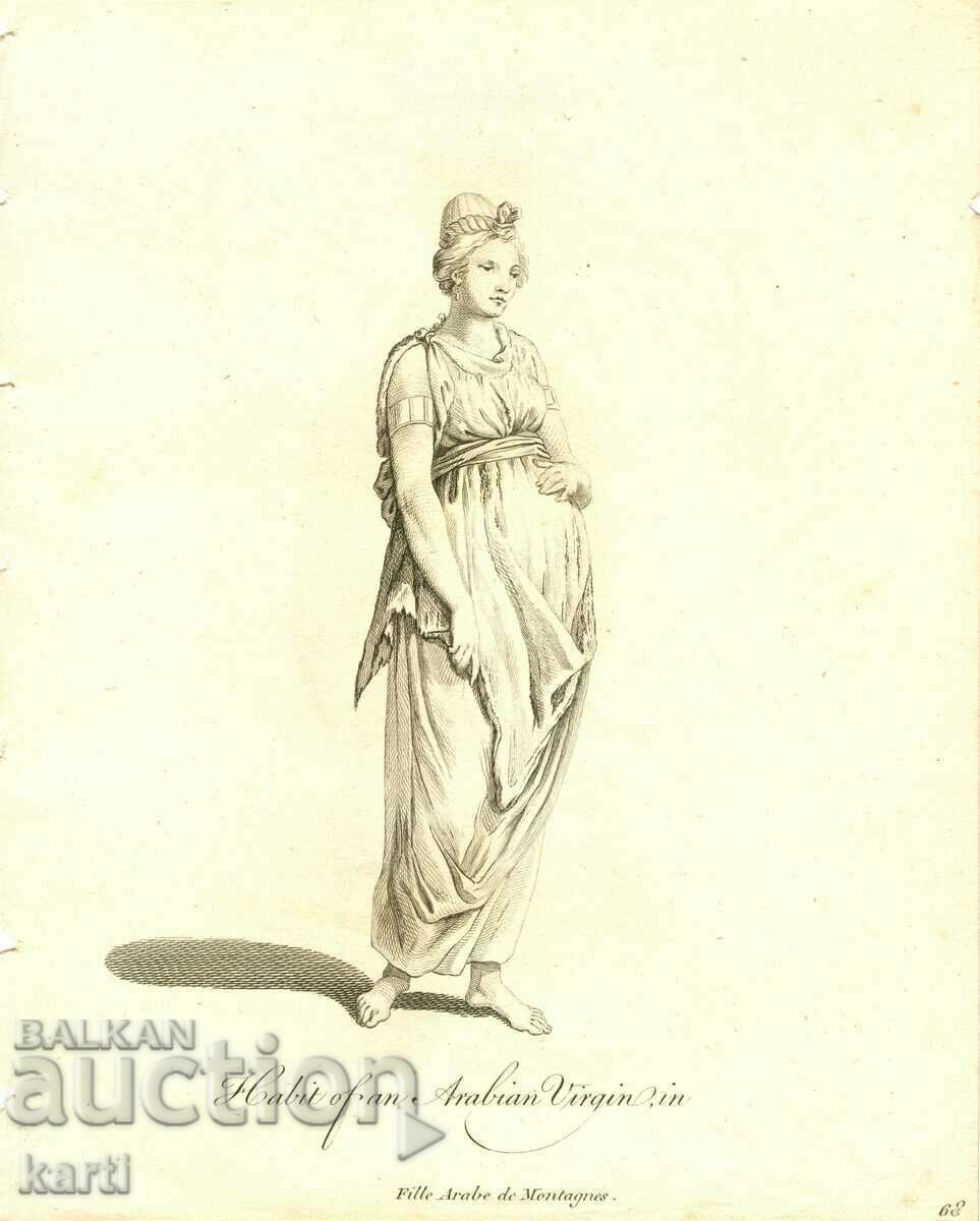 ΠΑΛΑΙΑ ΧΑΡΑΞΗ - 1757 - ΑΡΑΒΙΣΣΑ - ΕΝΔΥΜΑΣΙΑ - ΠΡΩΤΟΤΥΠΟ
