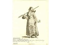 ΠΑΛΙΑ ΧΑΡΑΚΤΙΚΗ - 1757 - ΓΥΝΑΙΚΑ ΑΠΟ ΠΕΡΣΙΑ - ΚΟΣΤΟΥΜΙΑ - ΠΡΩΤΟΤΥΠΟ