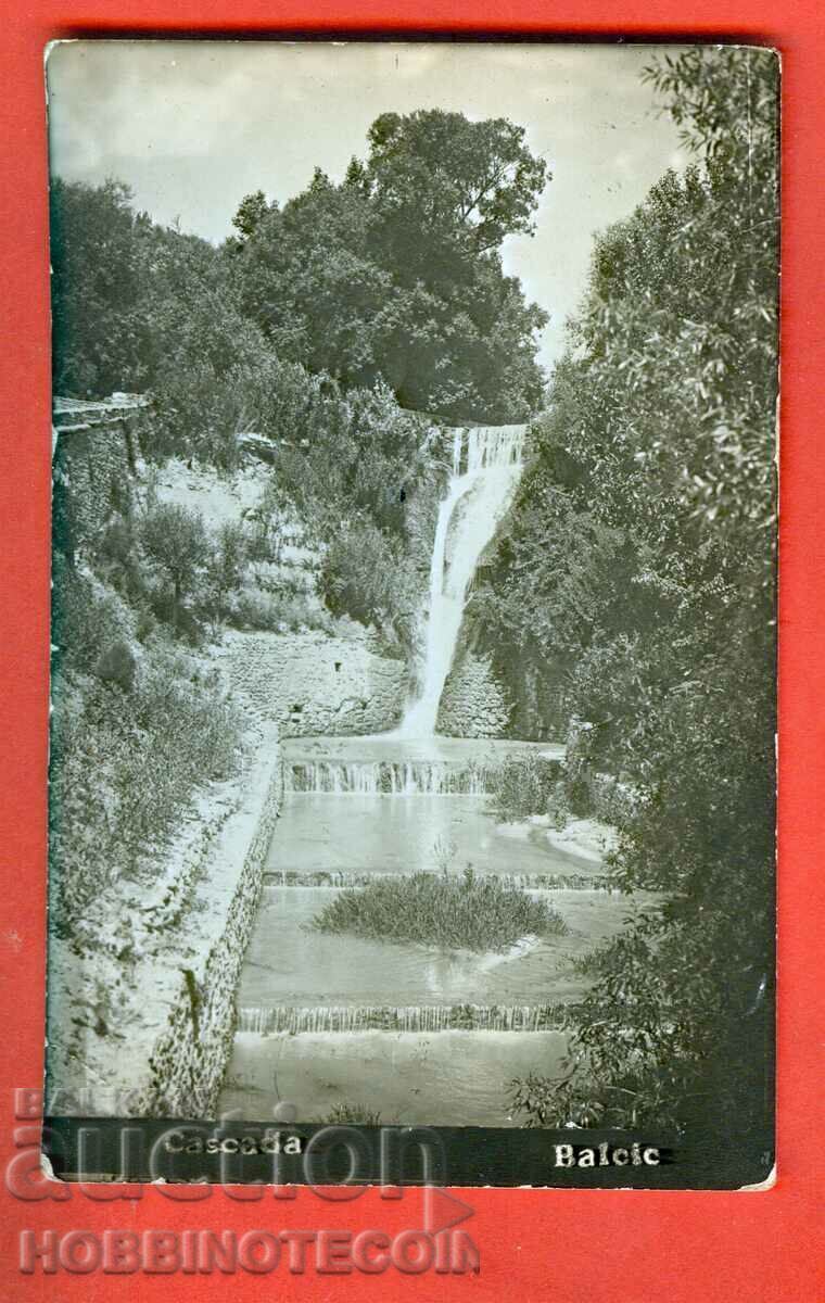 BALCHIK CARD CORNER from the PALACE PARK WATERFALL before 1931 BALCHIK CARD CORNER from the PALACE PARK WATERFALL before 1931