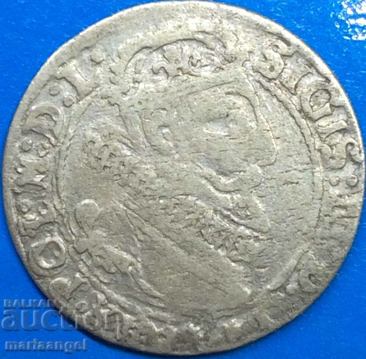 Poland 6 groszy (Szestak) 1624 Sigismund III Ασημένιο βάζο - σπάνιο