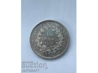 monedă de argint 10 franci Franța 1966 argint