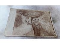 Photo Three officers in a trench on the front 1918 P.S.V