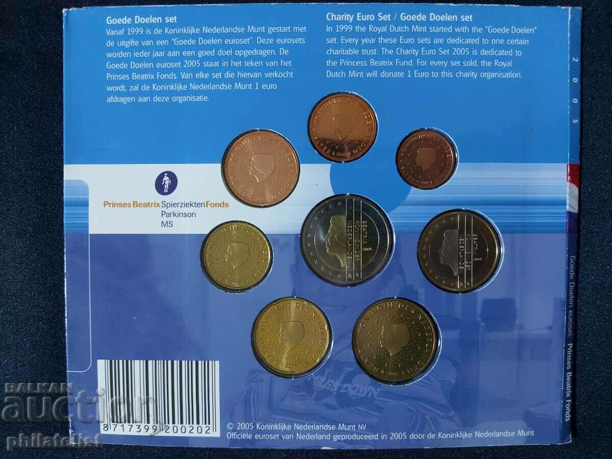 Аукцион Нидерландия 2005 I - банков евро сет от 1 цент до 2 евро BU Аукцион Нидерландия 2005 I - банков евро сет от 1 цент до 2 евро BU