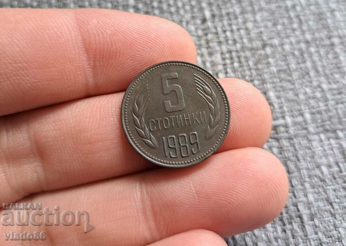 5 cenți 1989