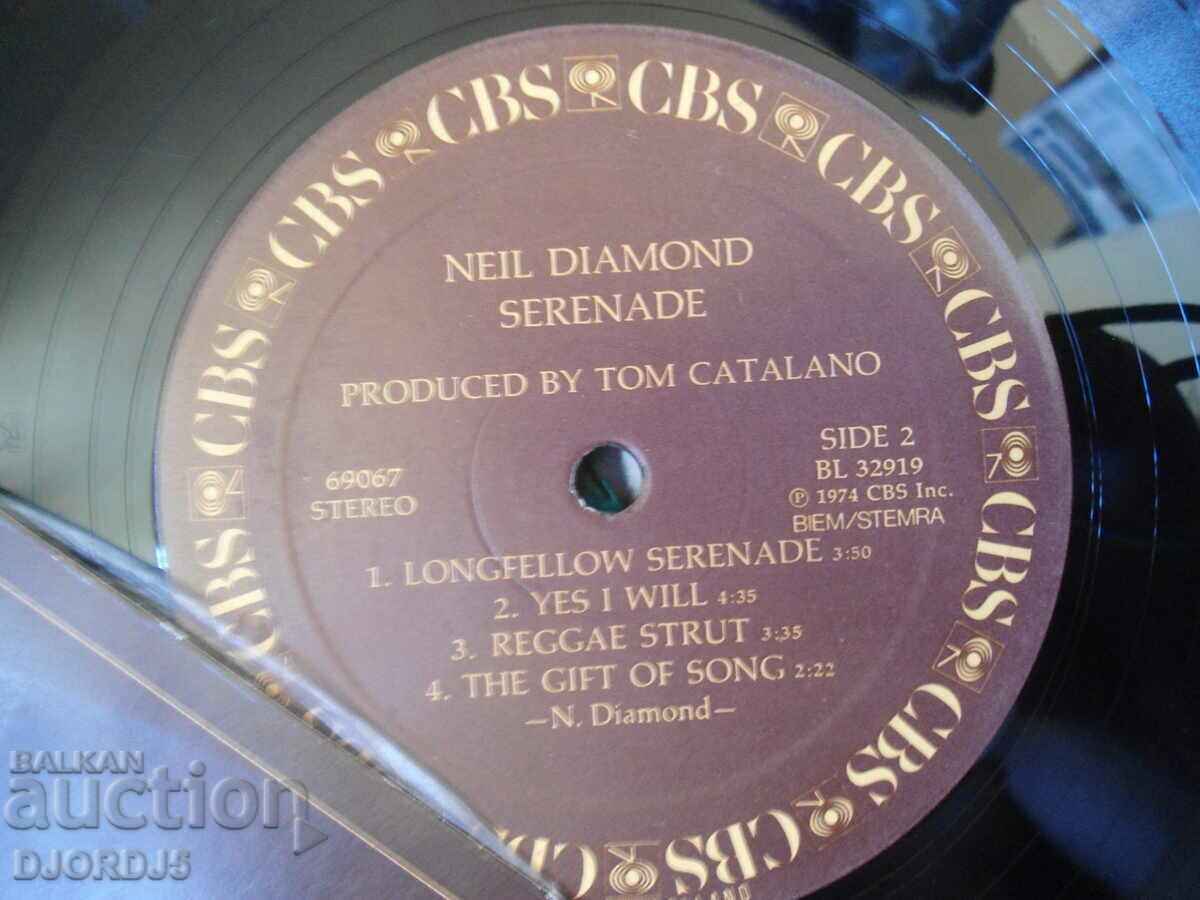 NEIL DIAMOND SERENADE, gramophone record, large - 5