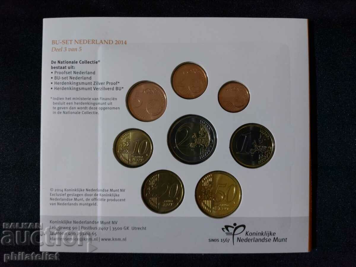 Licitație Olanda 2014 I - banca euro setată de la 1 cent la 2 euro BU Licitație Olanda 2014 I - banca euro setată de la 1 cent la 2 euro BU