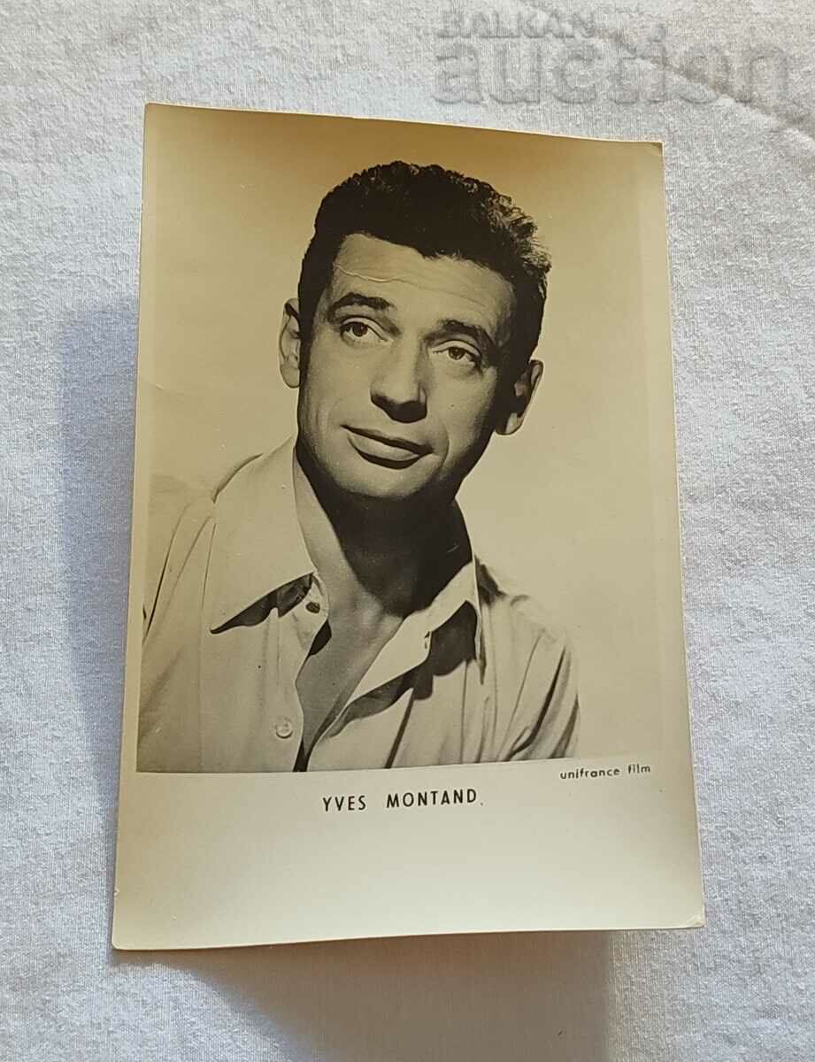 Yves Montagne ACTOR CÂNÂNTĂTOR FRANCE P.K. 1959