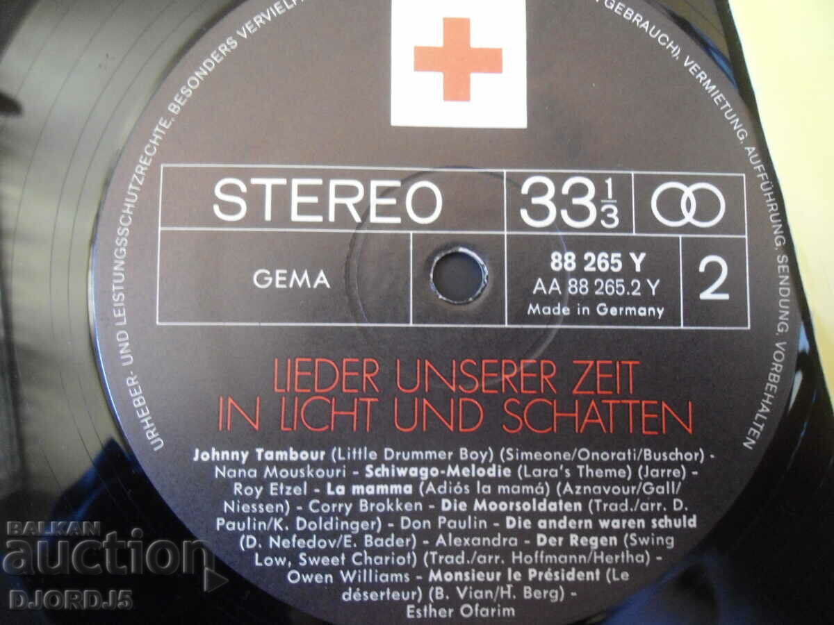 LIEDER UNSERER ZEIT IN LICHT UND SCHATTEN, large - 7 LIEDER UNSERER ZEIT IN LICHT UND SCHATTEN, large - 7