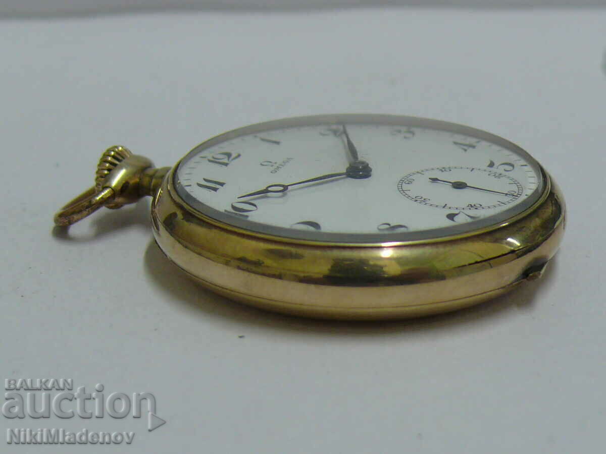 Swiss OMEGA OMEGA Gold plated pocket watch, Mechanical with price 800.00 BGN | € 409.03 Swiss OMEGA OMEGA Gold plated pocket watch, Mechanical with price 800.00 BGN | € 409.03