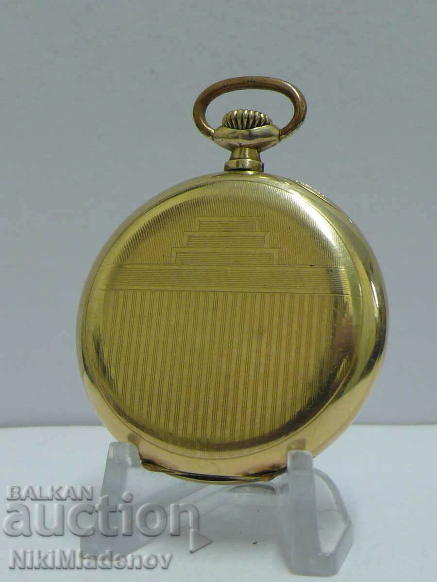 Delivery of Swiss OMEGA OMEGA Gold plated pocket watch, Mechanical Delivery of Swiss OMEGA OMEGA Gold plated pocket watch, Mechanical