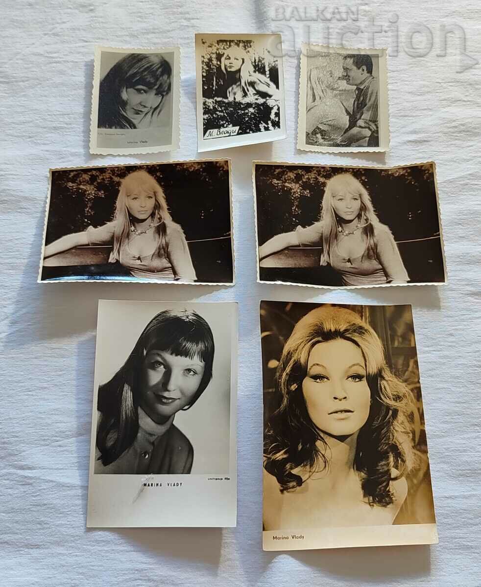 MARINA VLADI ACTRESS FRANCE 196.. P.K. LOT 6 PIECES