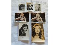 MARINA VLADI ACTRESS FRANCE 196.. P.K. LOT 6 PIECES