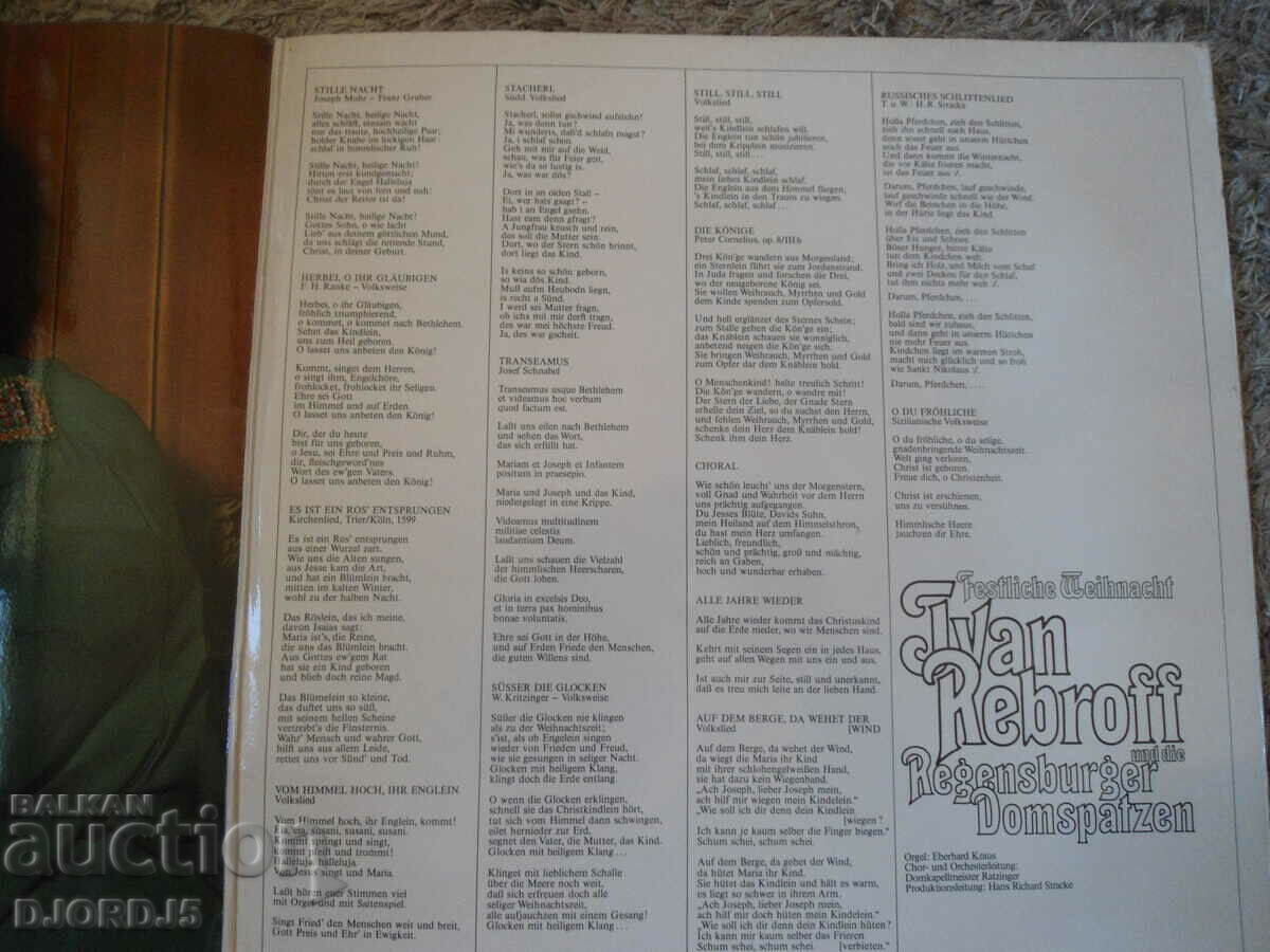 Delivery of IVAN Rebroff un die REGENSBURGEN DOMSPATZEN, large Delivery of IVAN Rebroff un die REGENSBURGEN DOMSPATZEN, large