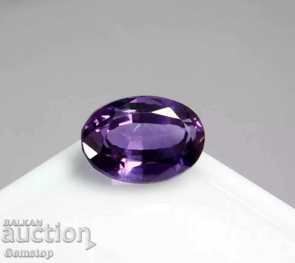 BZC! 5.15 ct natural alexandrite oval cert. VGTL from 1 st!